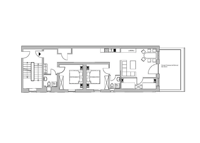 Amerika-suite - Versteck Am Strom アパート *